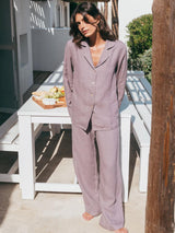 Immaculate Vegan - AmourLinen Nightly Long Sleeve Pyjama Set | Multiple Colours