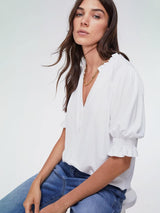 Immaculate Vegan - Baukjen Noa LENZING™ ECOVERO™ Blouse | Pure White