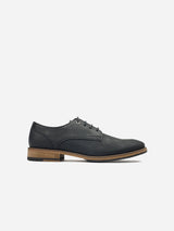 Immaculate Vegan - V.GAN Oatmeal 2 Men's Vegan Leather Derby Shoes | Black