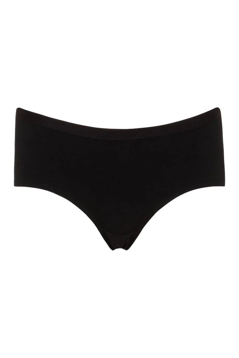 KOMODO Odette Women's Organic Cotton Briefs | Black UK8 / EU36 / US4