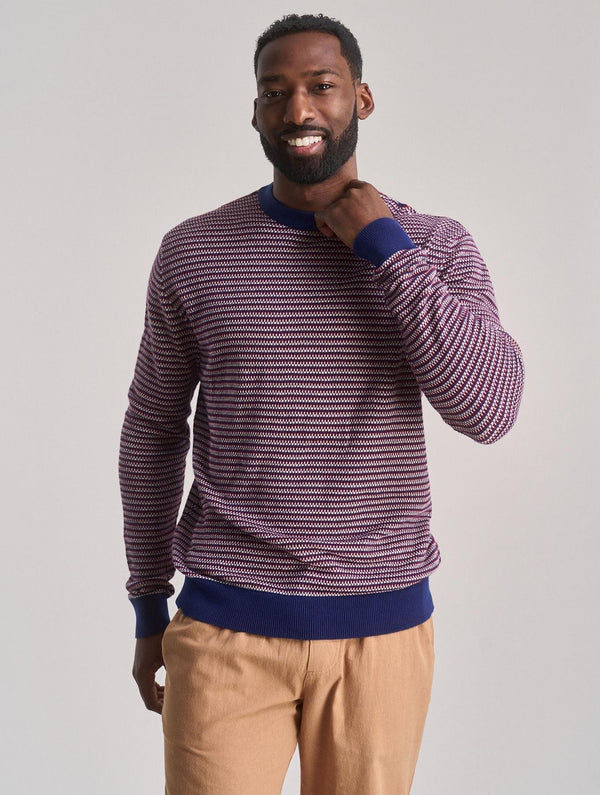 Men's Opal Organic Cotton Jumper | Navy