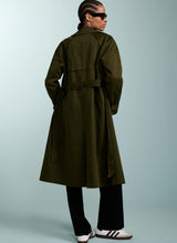 Immaculate Vegan - Marlee Organic Cotton Trench | Olive