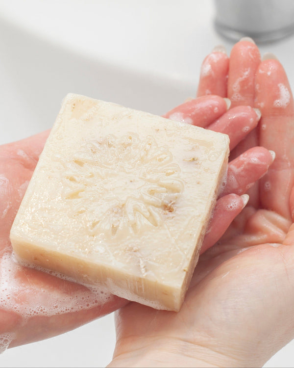 Maison Meunier Gentle Cold Process Vegan Soap | Oatmeal & Soya Milk