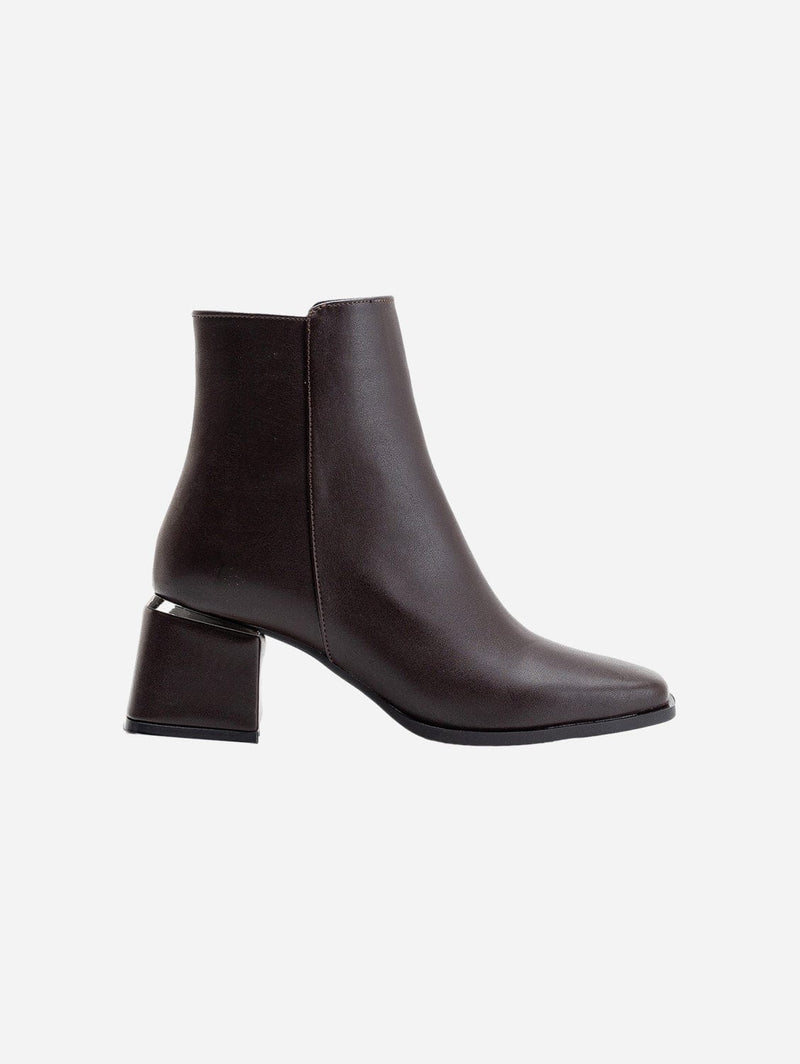 Prologue Shoes Odette Ankle Vegan Boots | Dark Brown 5.5 US | 3 UK | 22CM | 36 EU / Dark Brown