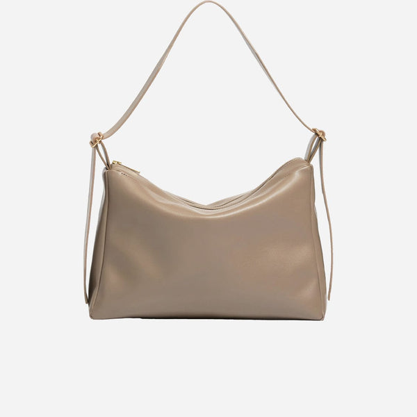 Souleway - Oleatex Vegan Olive Leather Slouchy Shoulder Bag