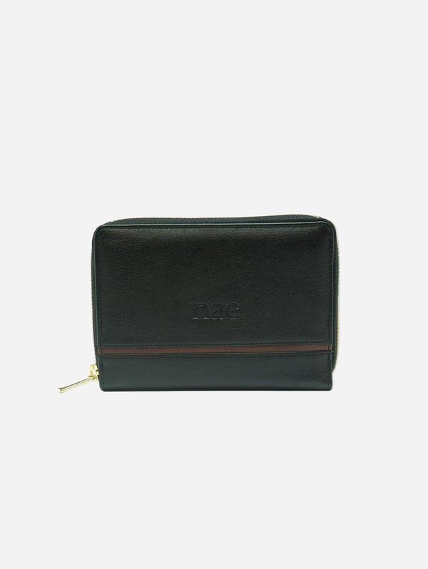 Eva Vegan Leather Wallet | Black