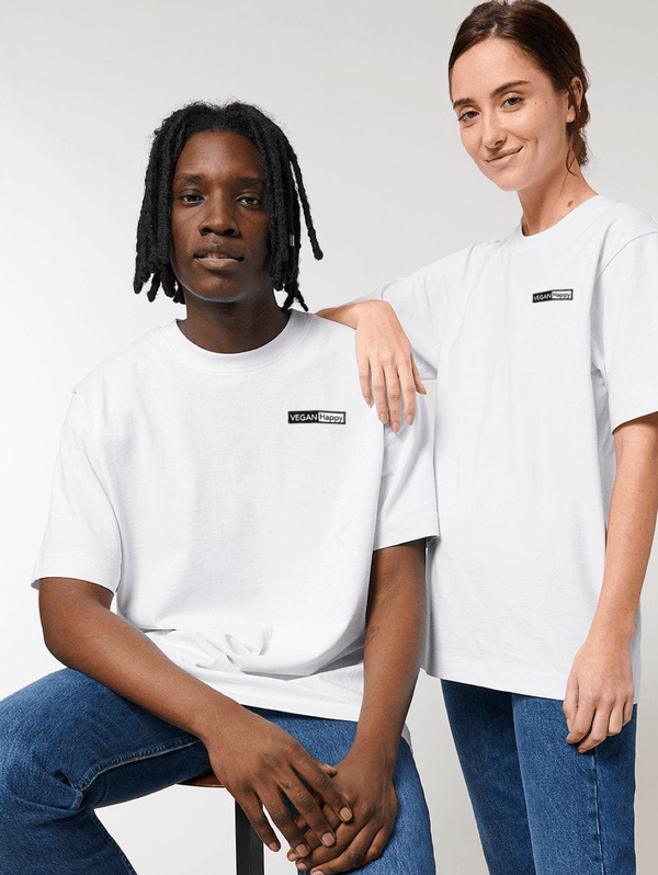 VEGAN Happy Freestyler Cotton Relaxed Heavy Tee | Multiple Colours