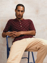 Immaculate Vegan - KOMODO PERRY - Cotton Tencel Knit Polo - Berry