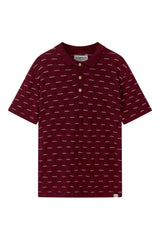 Immaculate Vegan - KOMODO PERRY - Cotton Tencel Knit Polo - Berry