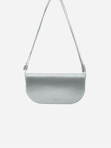 Immaculate Vegan - BEEN London Mini Millais Apple Leather Vegan Crossbody Bag | Silver Birch