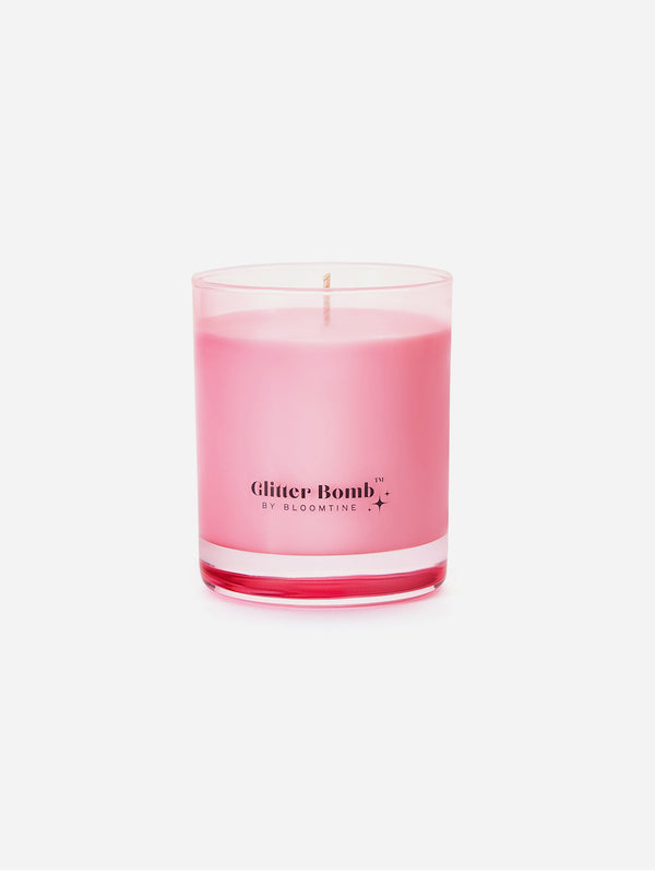 Pink Cosmos Glitter Bomb™ 230g Gift Candle | Blackcurrant, Vanilla & Jasmine