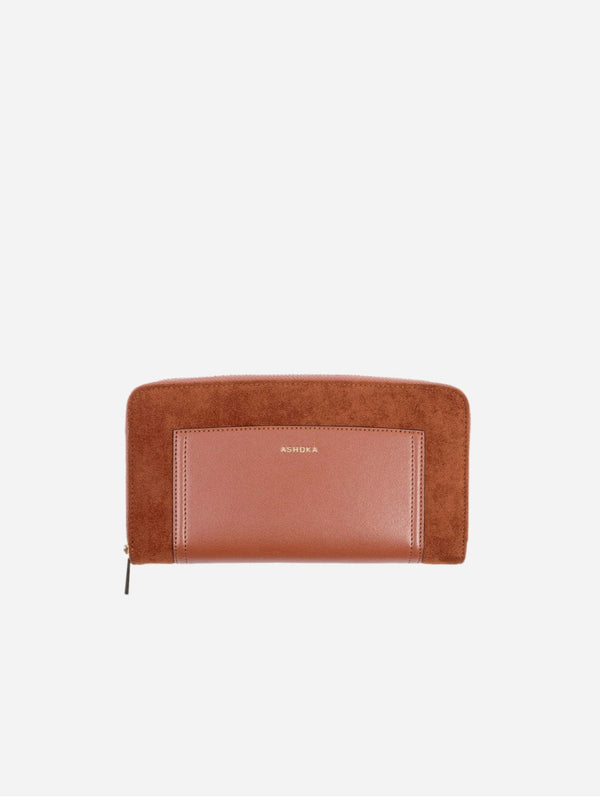 ASHOKA Paris Portefeuille-Compagnon Oxymore Uppeal™ Camel