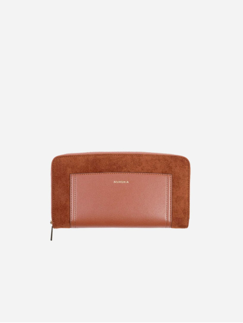 ASHOKA Paris Portefeuille-Compagnon Oxymore Uppeal™ Camel