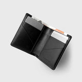 Immaculate Vegan - Oliver Co. London Premium RFID Apple Leather Vegan Note Wallet | Black Black