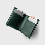 Immaculate Vegan - Oliver Co. London Premium RFID Apple Leather Vegan Note Wallet | Forest Green Forest Green