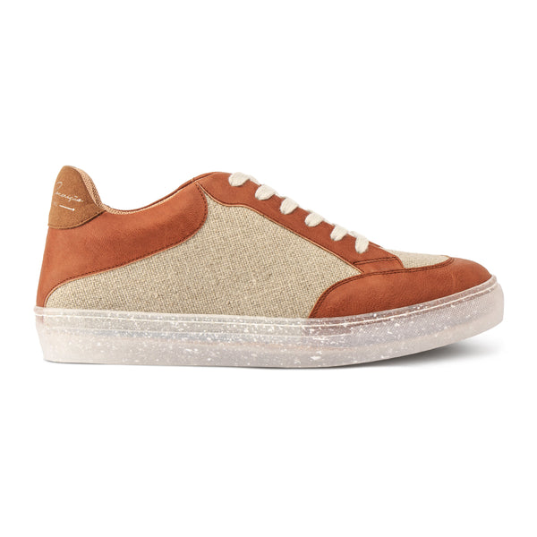 RC Recycled Vegan Leather Sneakers | Off Cognac