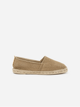 Immaculate Vegan - RC Shoes RC Espadrille Net Camel