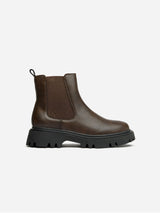 Immaculate Vegan - Russ Women's Vegan Leather Chelsea Boots | Brown