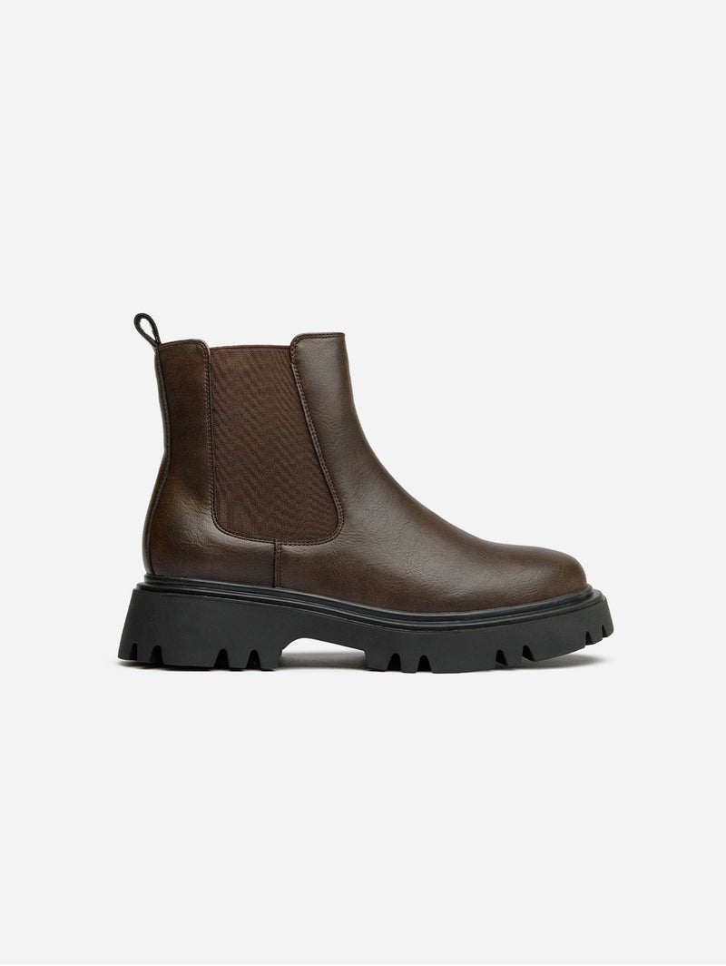 Russ Women's Vegan Leather Chelsea Boots | Brown