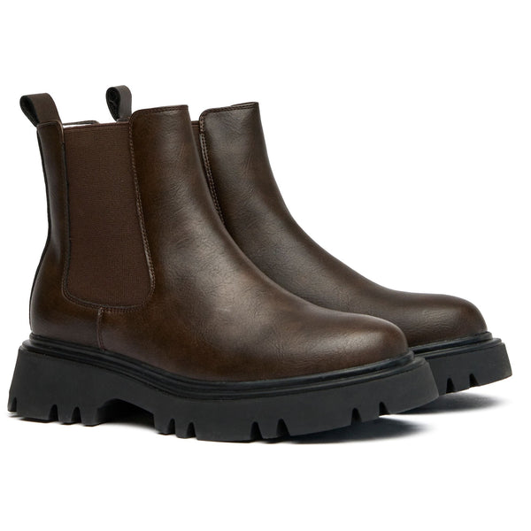 Russ Women's Vegan Leather Chelsea Boots | Brown