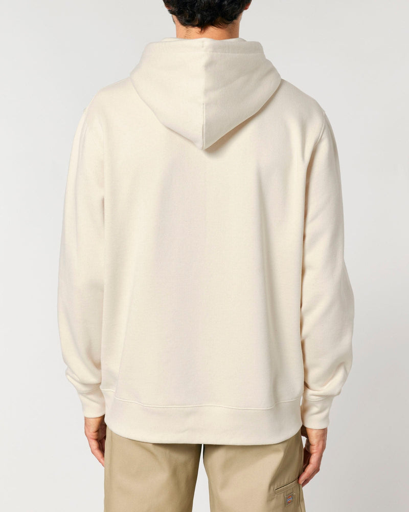 hewn. Mens Organic Cotton Relaxed-fit Hoodie in Natural Cotton