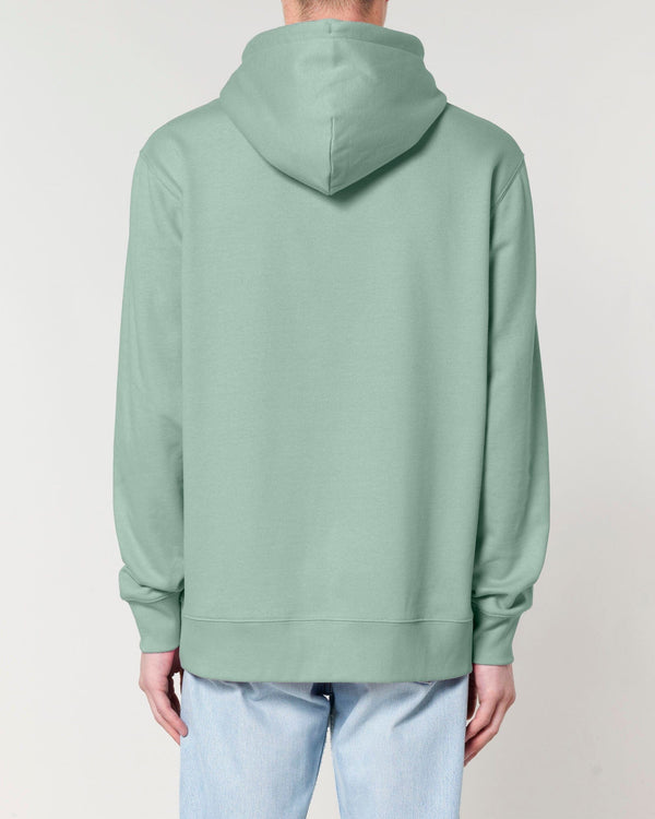 hewn. Mens Organic Cotton Relaxed-fit Hoodie in Aloe Green