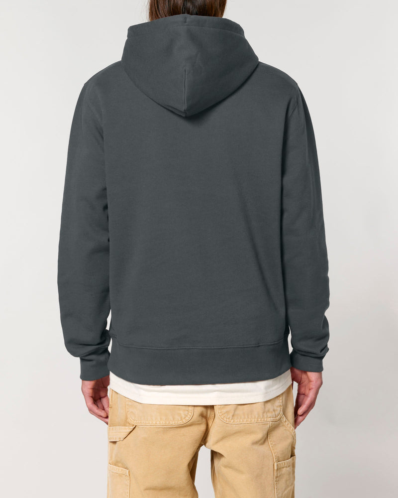 Men's Organic Cotton Relaxed Fit Hoodie | Anthracite