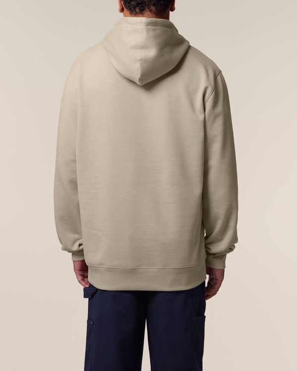 hewn. Mens Organic Cotton Relaxed-fit Hoodie in Limestone Grey