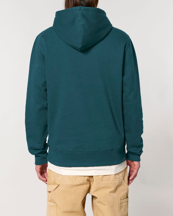 hewn. Mens Organic Cotton Relaxed-fit Hoodie in Ocean Blue