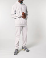 Immaculate Vegan - hewn. Mens Organic Cotton Relaxed-fit Hoodie in Cloud Grey Marl