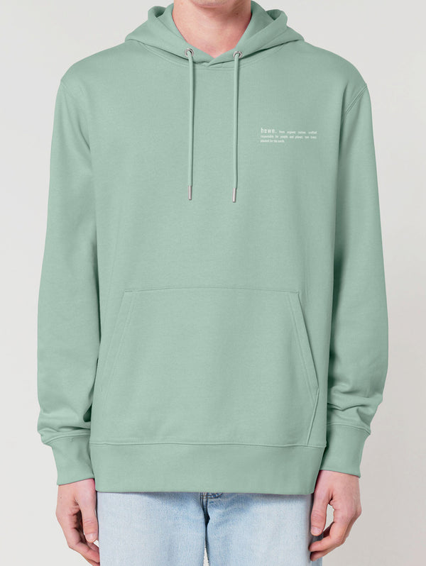 Men's Organic Cotton Relaxed Fit Hoodie | Aloe Green