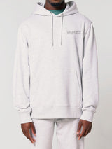 Immaculate Vegan - hewn. Mens Organic Cotton Relaxed-fit Hoodie in Cloud Grey Marl