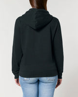 Immaculate Vegan - hewn. Womens Organic Cotton Relaxed-fit Hoodie in Jet Black