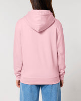 Immaculate Vegan - hewn. Womens Organic Cotton Relaxed-fit Hoodie in Cherry Blossom Pink