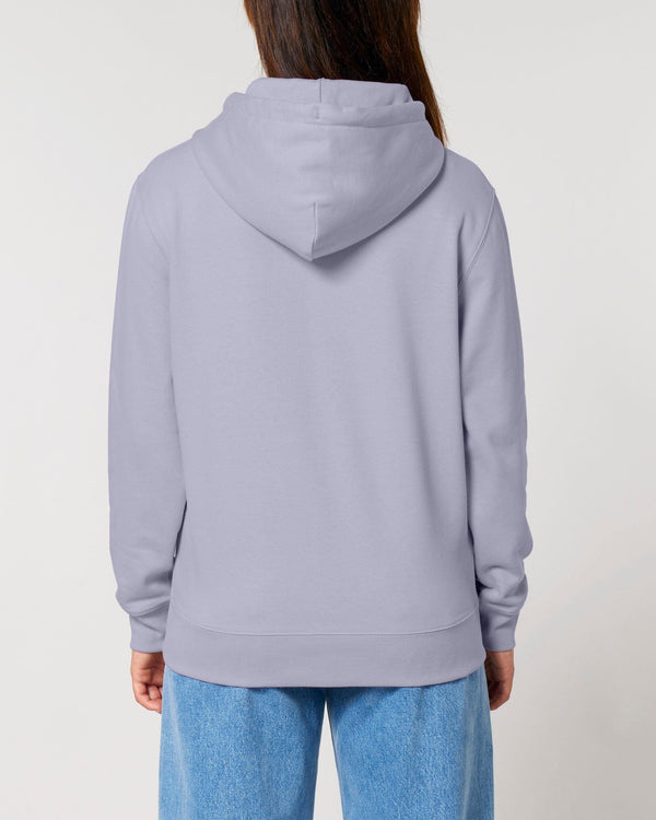 hewn. Womens Organic Cotton Relaxed-fit Hoodie in Lavender