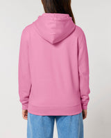 Immaculate Vegan - hewn. Womens Organic Cotton Relaxed-fit Hoodie in Azalea Pink