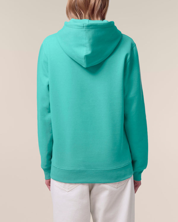 Women's Organic Cotton Relaxed Fit Hoodie | Lagoon Blue