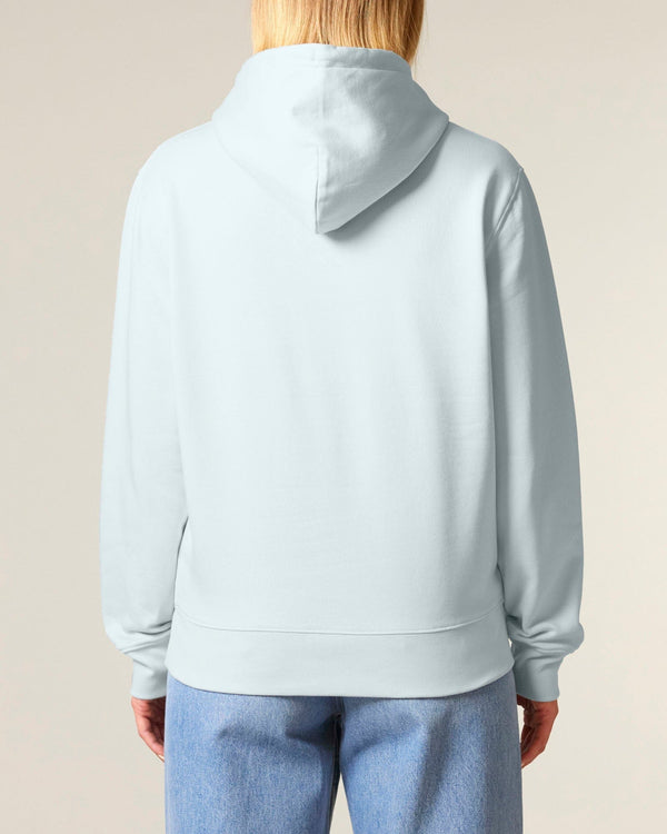 hewn. Womens Organic Cotton Relaxed-fit Hoodie in Blue Ice