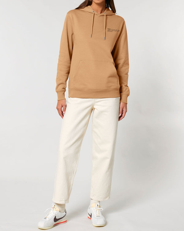 hewn. Womens Organic Cotton Relaxed-fit Hoodie in Sand