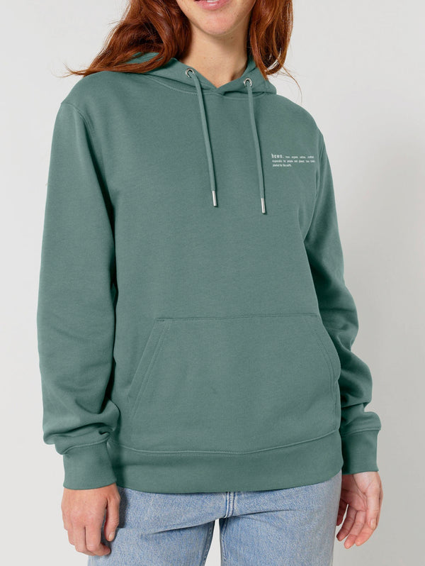 Women's Organic Cotton Relaxed Fit Hoodie | Eucalyptus Green
