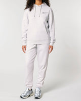 Immaculate Vegan - hewn. Womens Organic Cotton Relaxed-fit Hoodie in Cloud Grey Marl