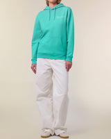 Immaculate Vegan - Women's Organic Cotton Relaxed Fit Hoodie | Lagoon Blue