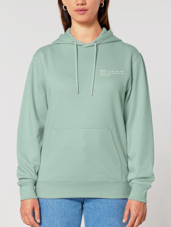Women's Organic Cotton Relaxed Fit Hoodie | Aloe Green