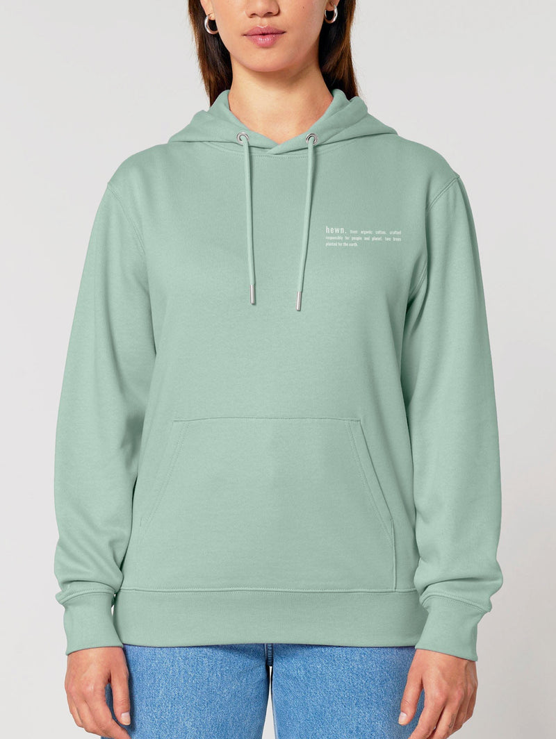 Women's Organic Cotton Relaxed Fit Hoodie | Aloe Green