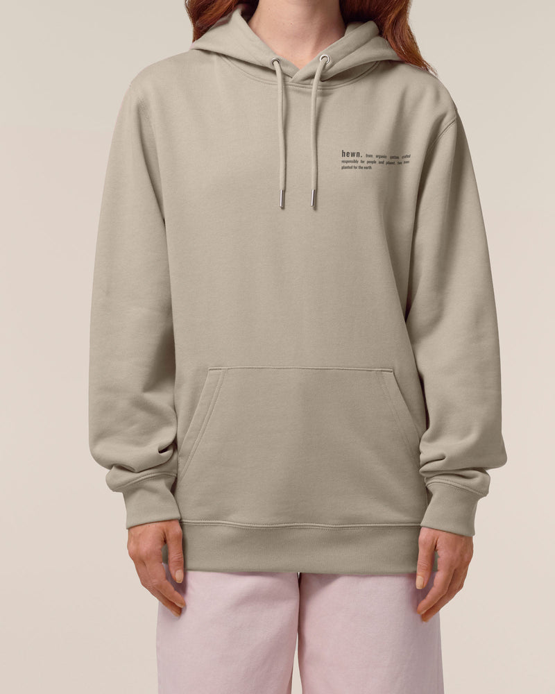 Women's Organic Cotton Relaxed Fit Hoodie | Limestone Grey