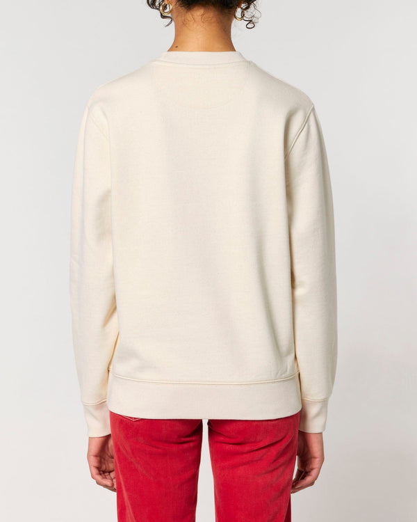 hewn. Womens Organic Cotton Relaxed-fit Sweatshirt in Natural Cotton