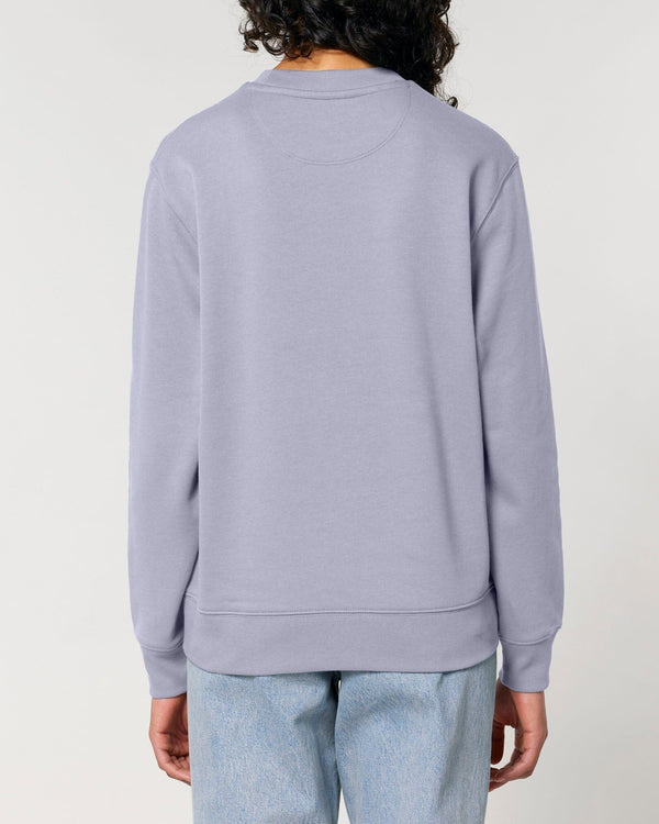 hewn. Womens Organic Cotton Relaxed-fit Sweatshirt in Lavender