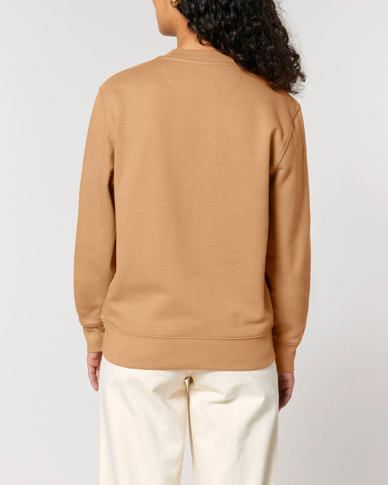 hewn. Womens Organic Cotton Relaxed-fit Sweatshirt in Sand