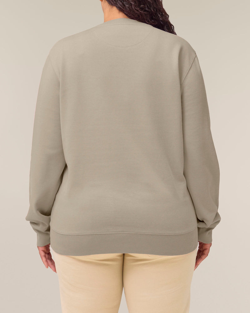 Women's Organic Cotton Relaxed Fit Sweatshirt | Limestone Grey