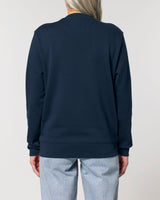 Immaculate Vegan - hewn. Womens Organic Cotton Relaxed-fit Sweatshirt in Midnight Navy